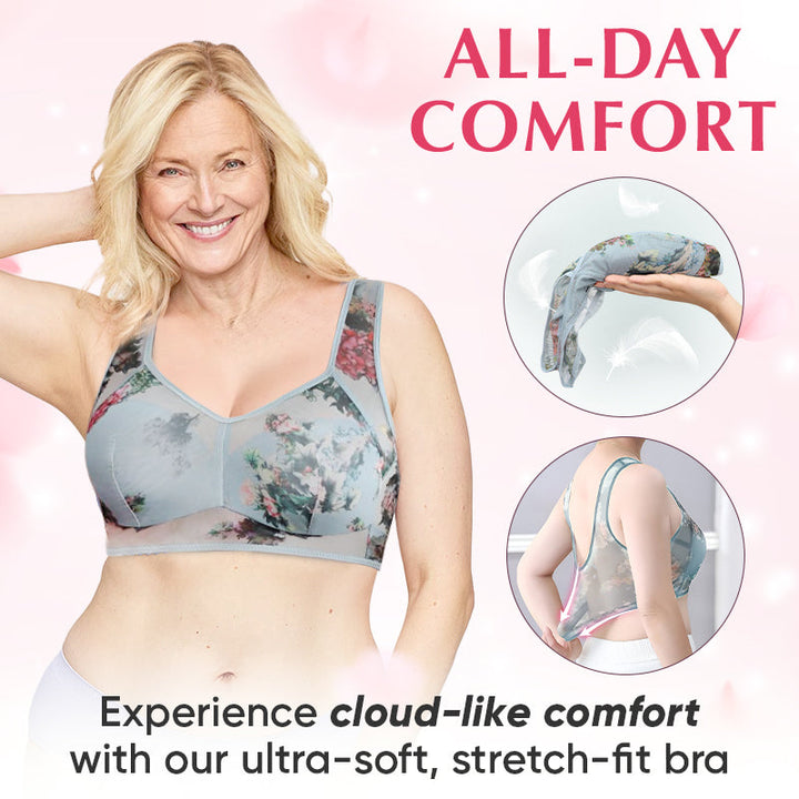 Soutien-gorge Confort Quotidien en Dentelle et Soie Douce