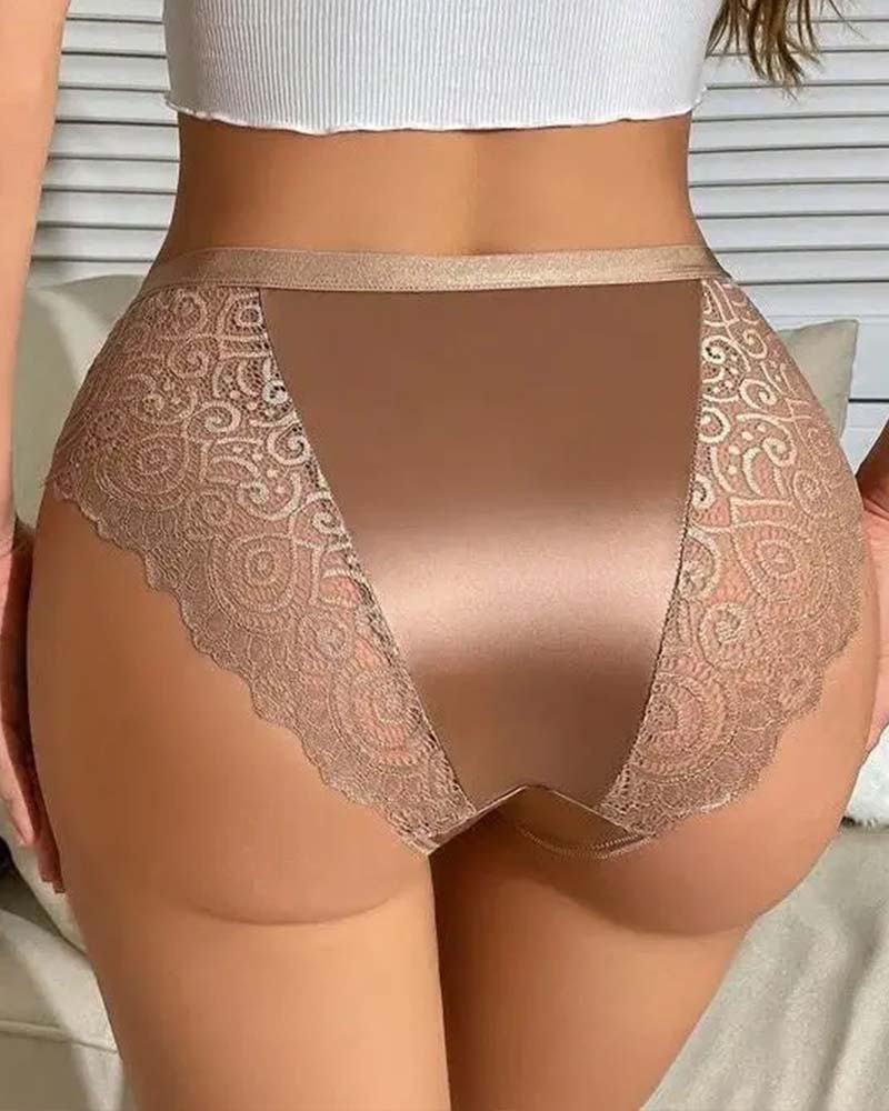 Set De Culottes Femme À Taille Haute En Couleurs Contrastées