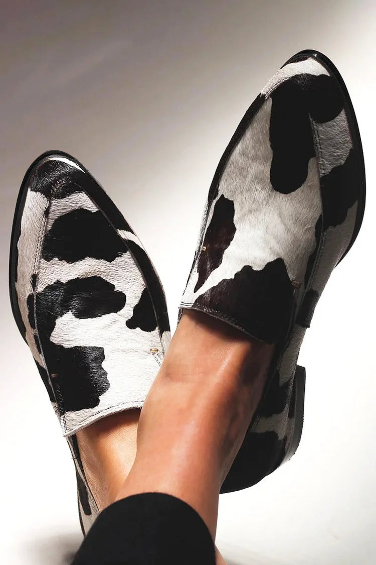 Becca - Chaussures à Imprimé Vache