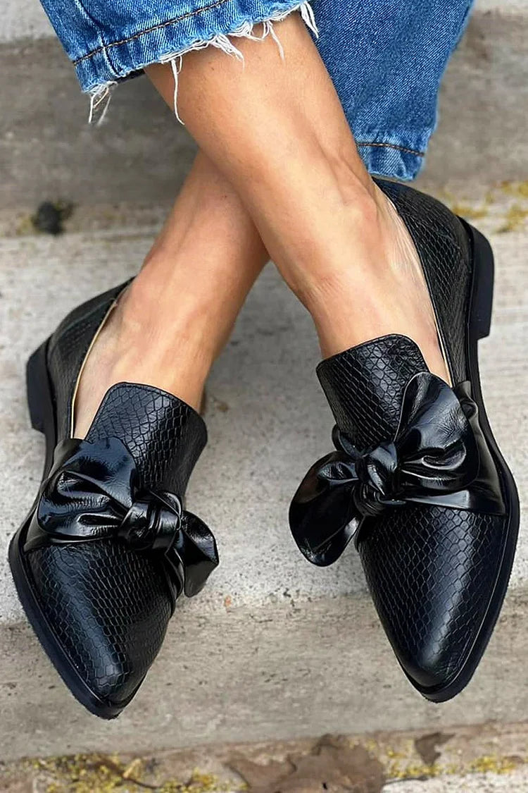 Chelsea - Mocassins élégants avec nœud