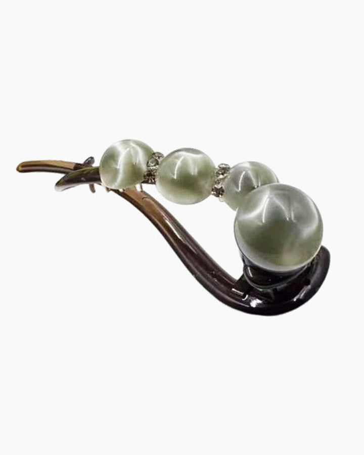 Barrette Élégante Pour Coiffures Vers L’Arrière