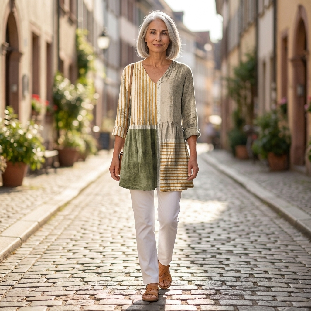 Maeve - Blouse longue imprimée