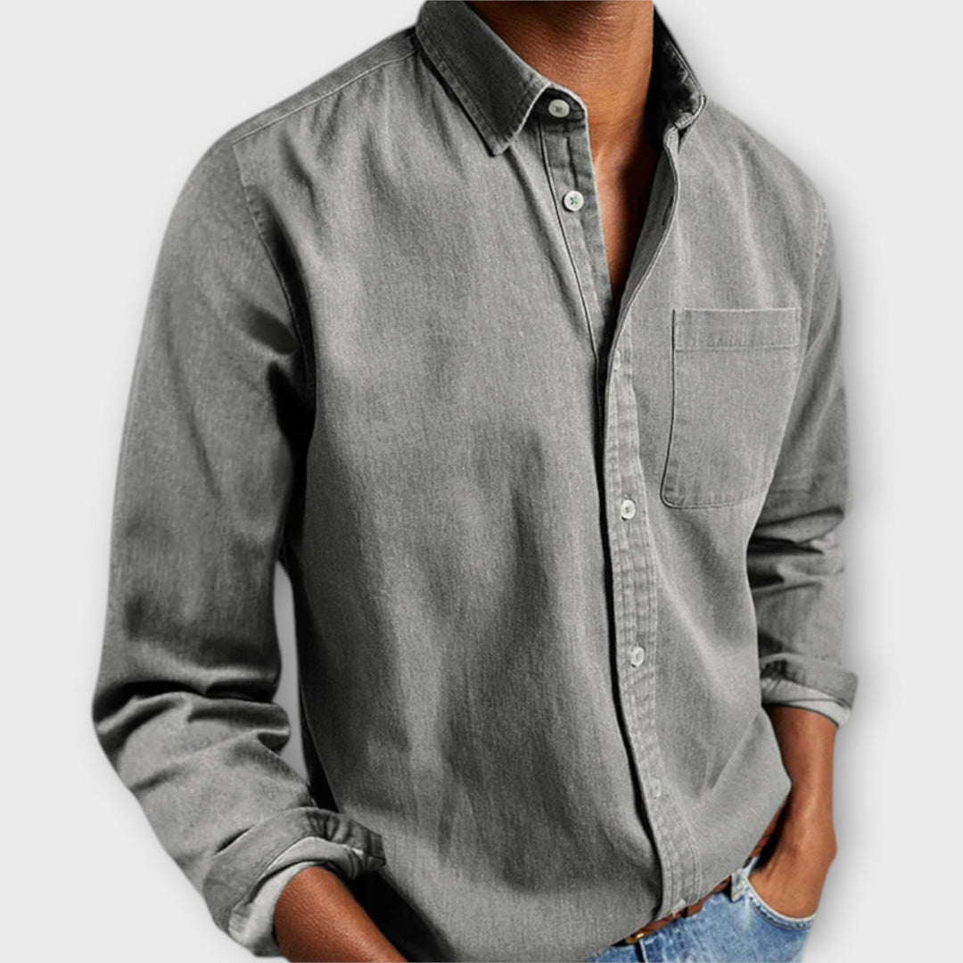 Chemise artisanale - Gris