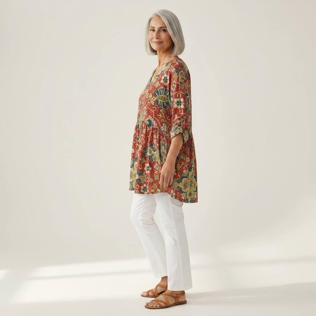 Wren - Blouse longue imprimée