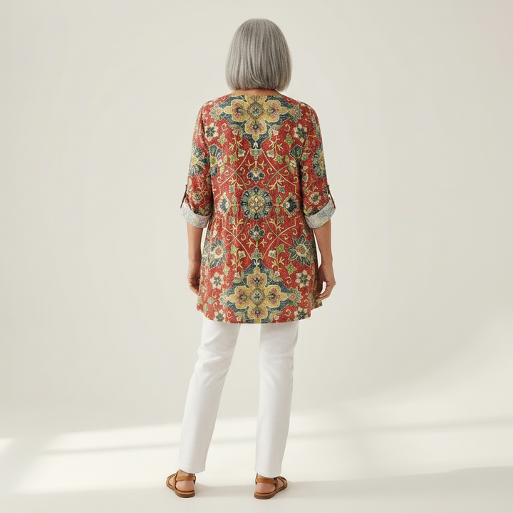 Wren - Blouse longue imprimée
