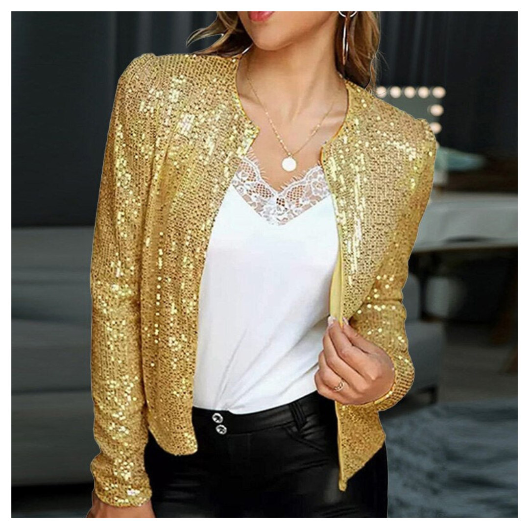 Jolanda | Veste de soirée avec fermeture éclair pour femme