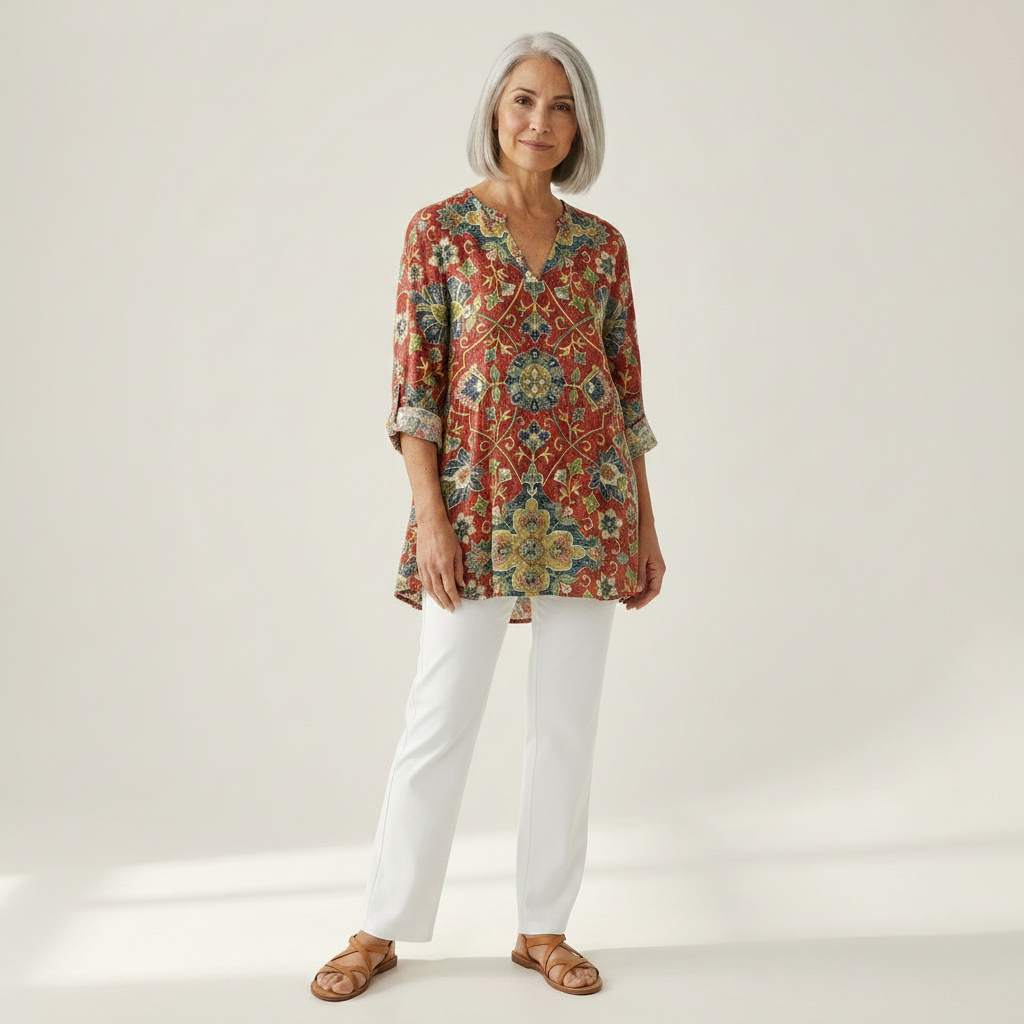 Wren - Blouse longue imprimée