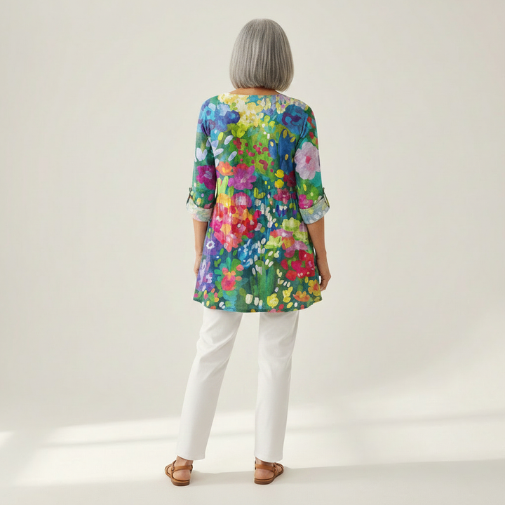 Eden - Blouse longue imprimée