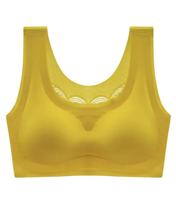 Soutien-gorge confort en soie de glace ultra-mince taille plus