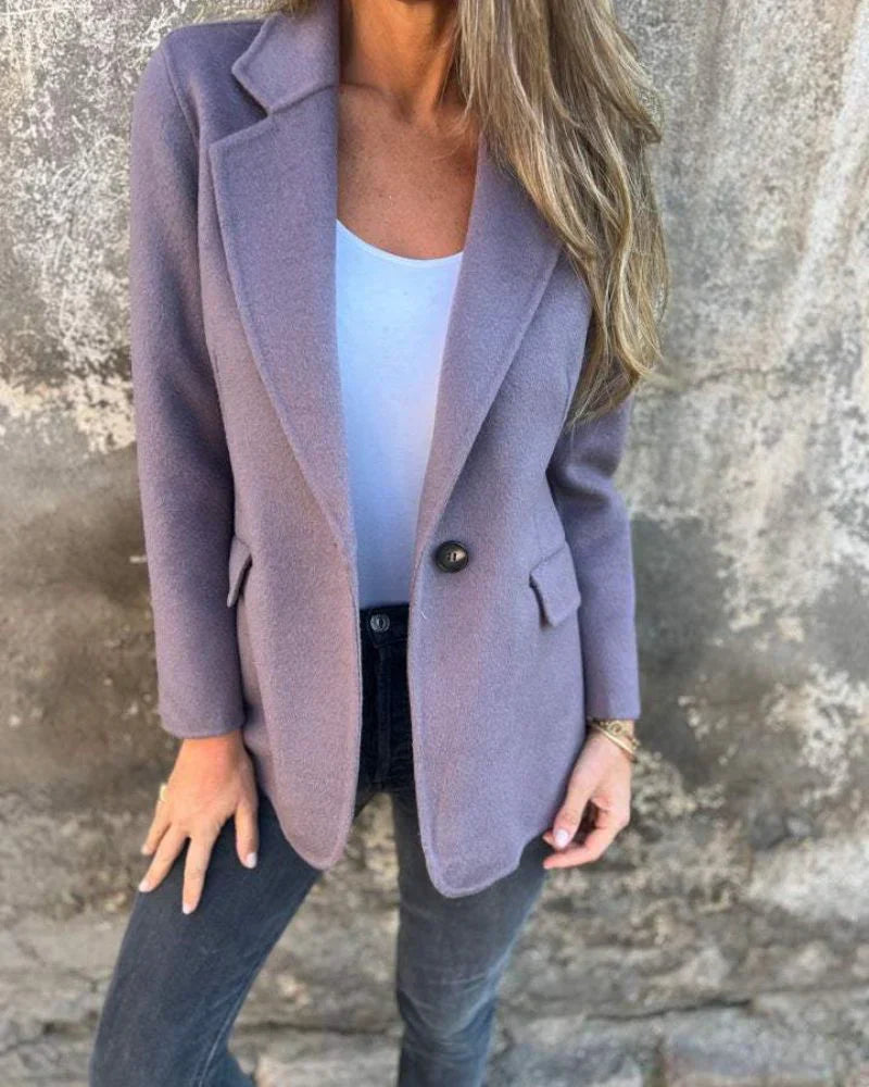 Azura | Veste légère classique à coupe ajustée pour femme