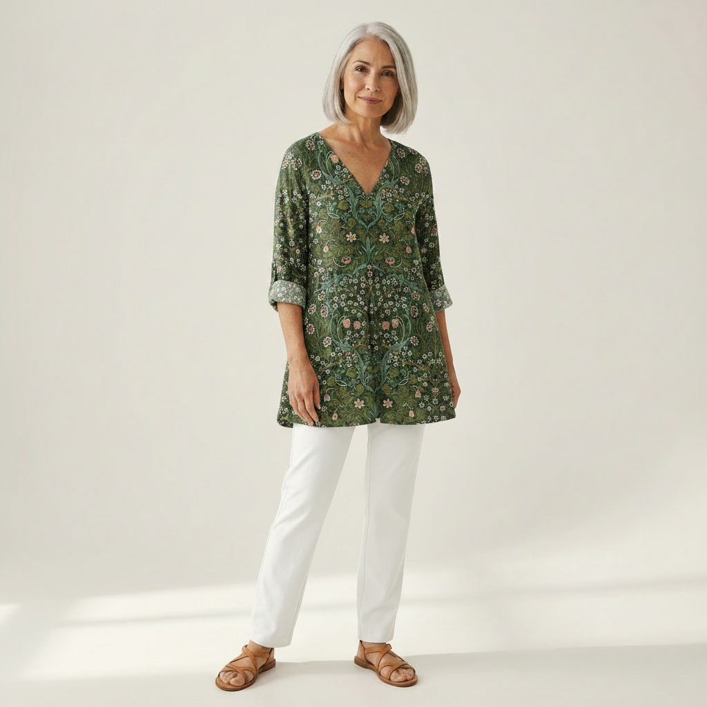 Skye - Blouse longue imprimée