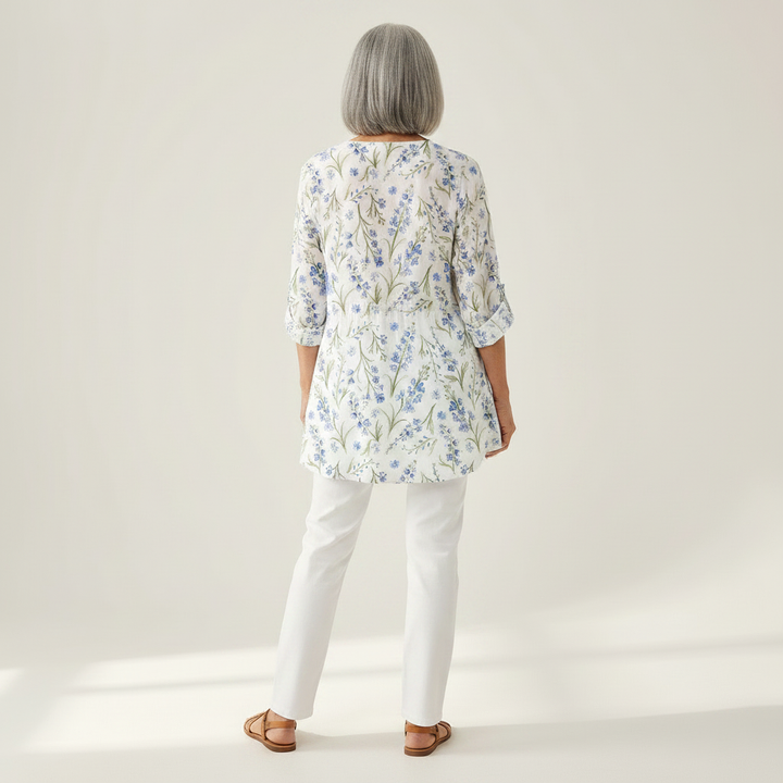 Brielle - Blouse longue imprimée