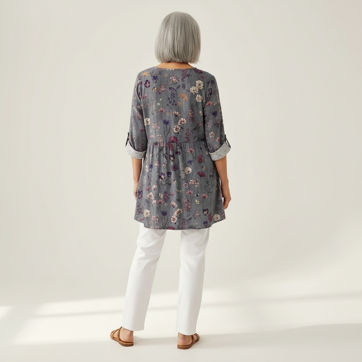 Kira - Blouse longue imprimée