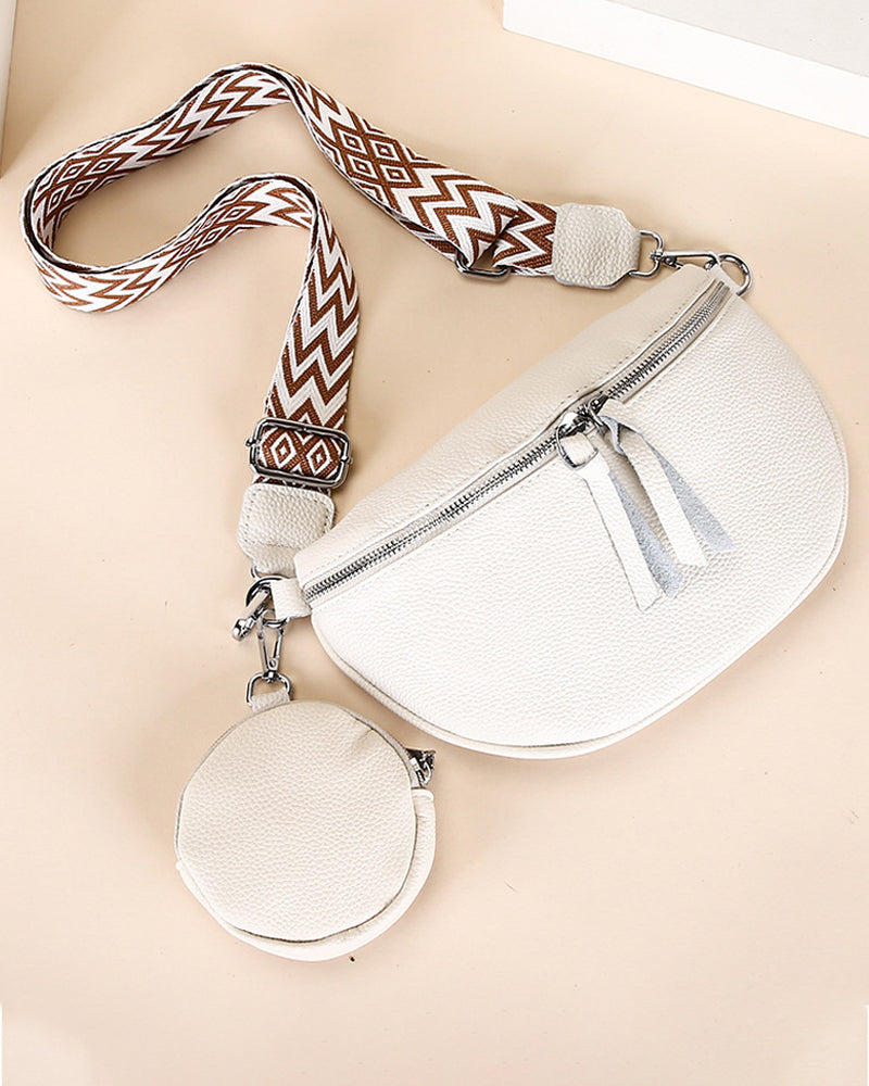 Sac à bandoulière en cuir pour femme