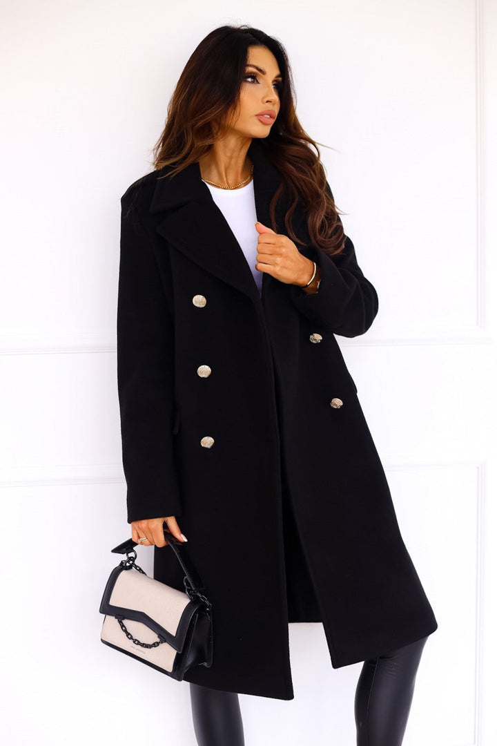Jailyne | Manteau trench avec col à revers pour femme