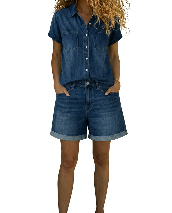 Romy | Robe décontractée en jean