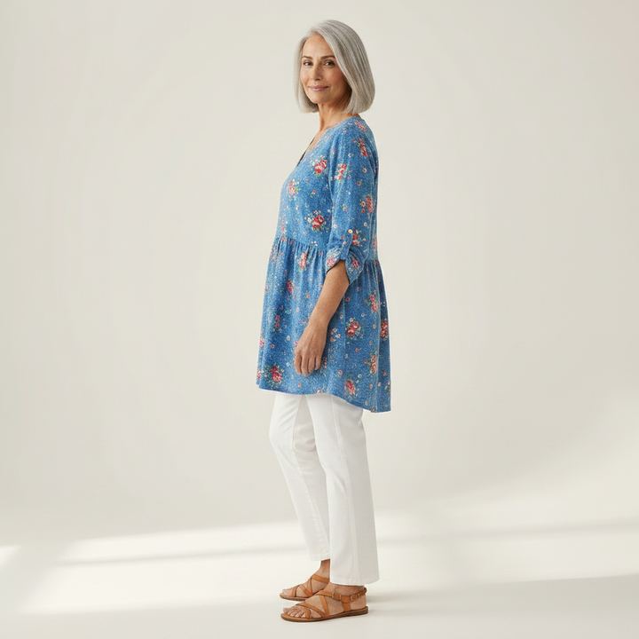 Ayla - Blouse longue imprimée