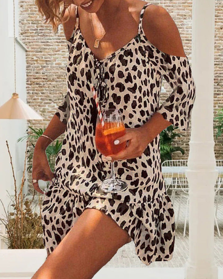 Robe imprimé léopardd