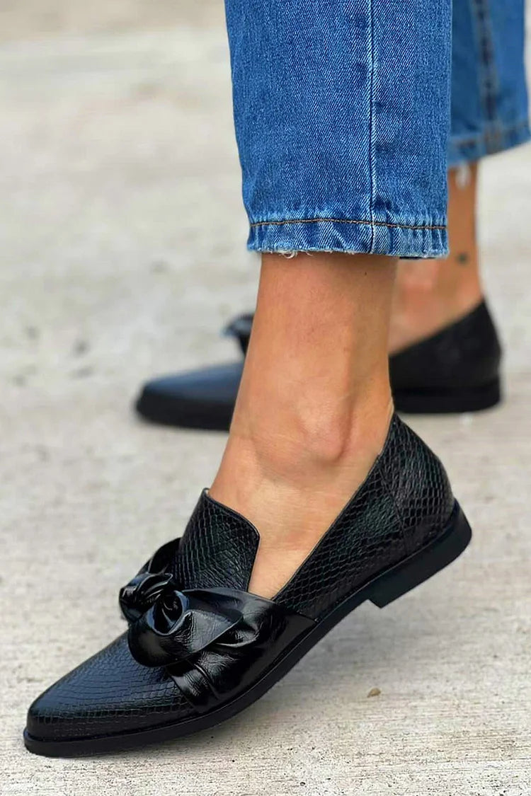 Chelsea - Mocassins élégants avec nœud