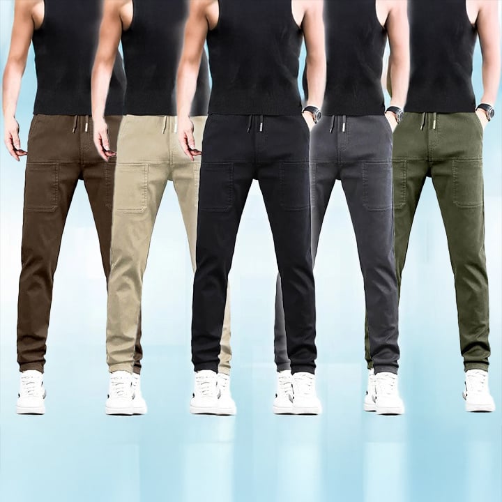 Multipants – Pantalon Cargo Extensible À Haute Élasticité, Multi-Poches Et Durable