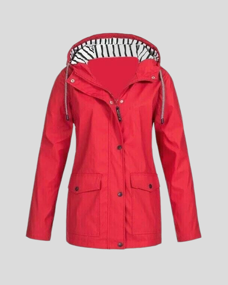 Veste Pour Femmes Avec Caractéristiques Étanche À L'eau Et Au Vent