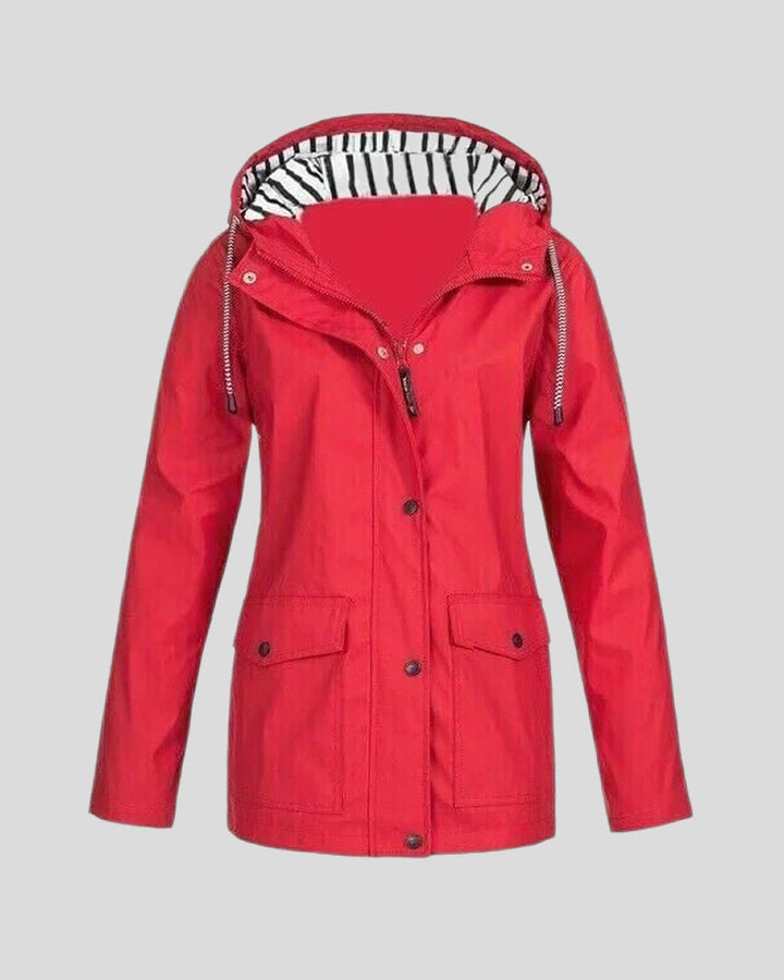 Veste Pour Femmes Avec Caractéristiques Étanche À L'eau Et Au Vent