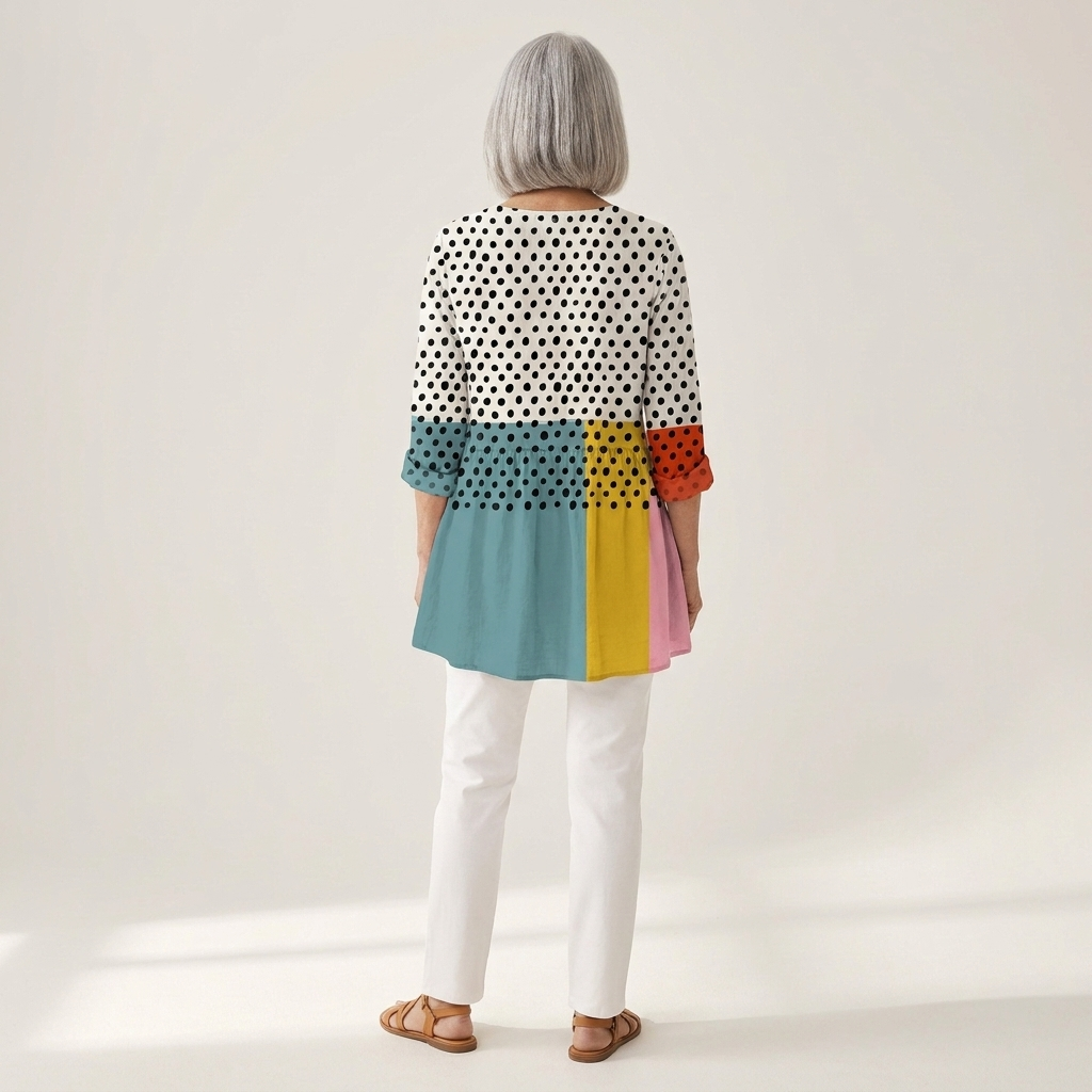 Nola - Blouse longue imprimée