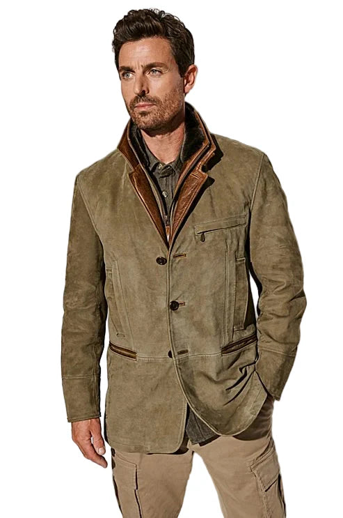 Ralph | Veste vintage kaki pour homme
