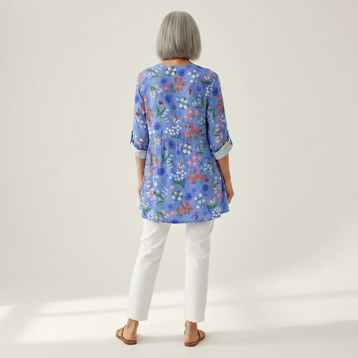 Amelie - Blouse longue imprimée