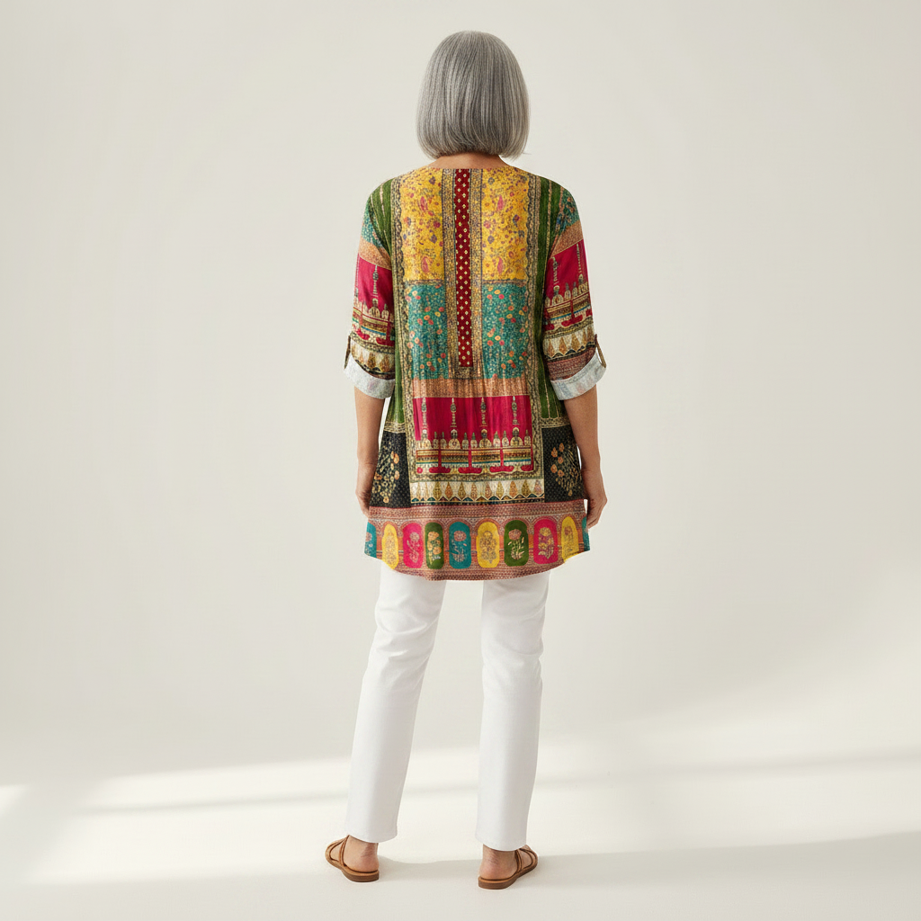 Nyla - Blouse longue imprimée