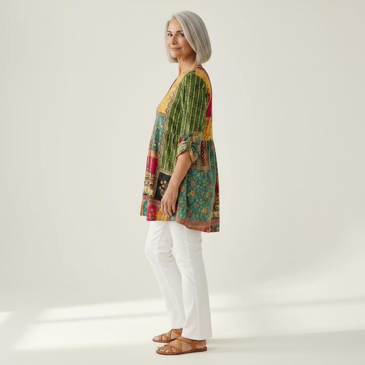 Nyla - Blouse longue imprimée
