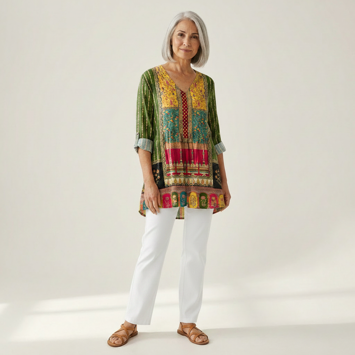 Nyla - Blouse longue imprimée