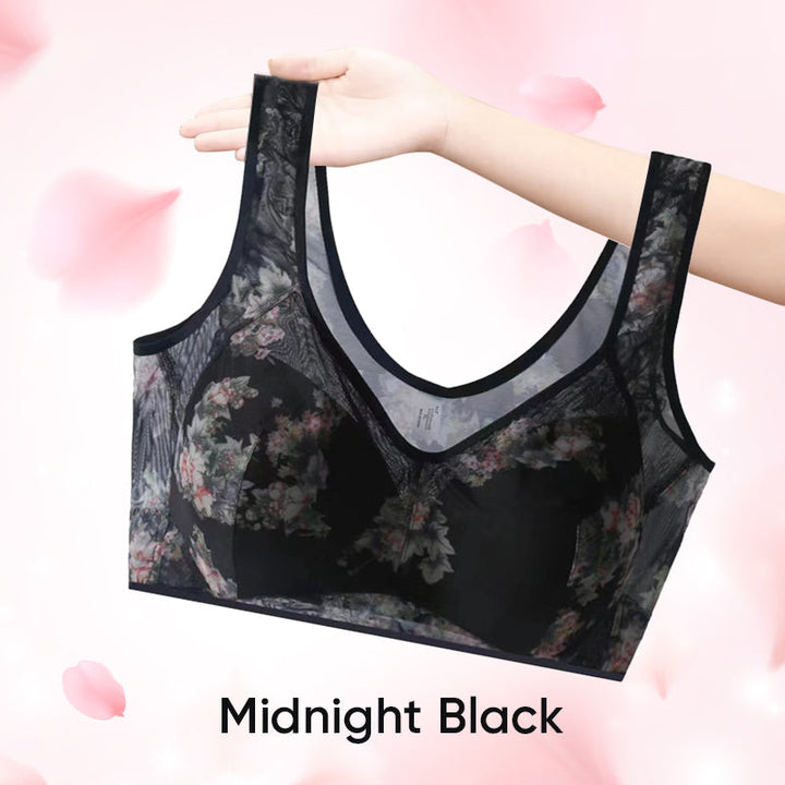Soutien-gorge Confort Quotidien en Dentelle et Soie Douce