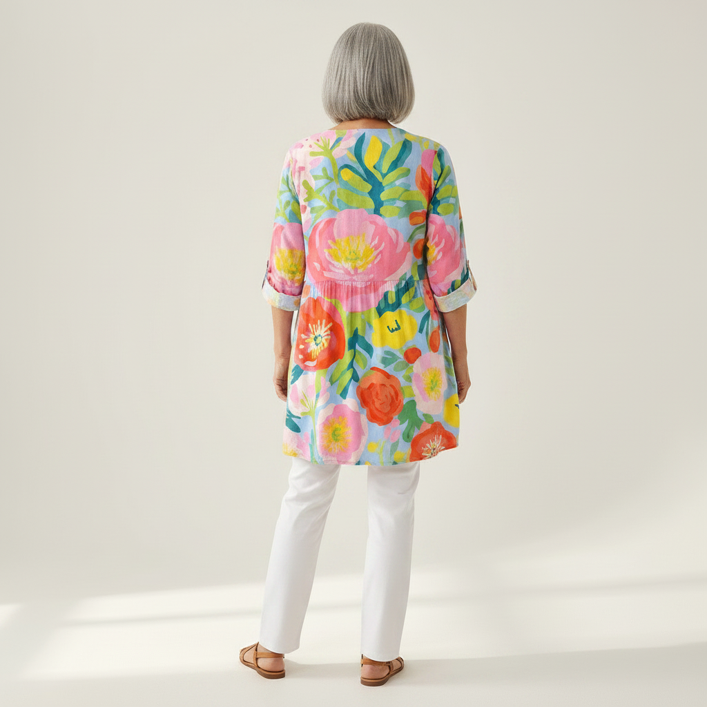 Ayra - Blouse longue imprimée
