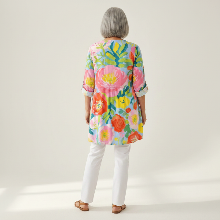 Ayra - Blouse longue imprimée