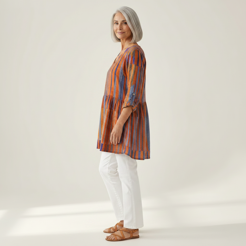 Elowen - Blouse longue imprimée