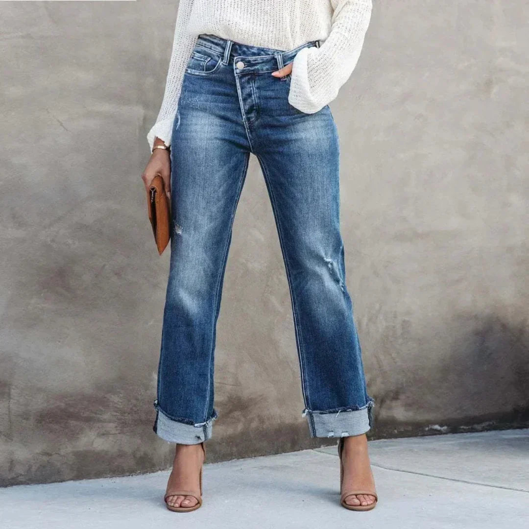 Katja | Jean droit classique pour femme
