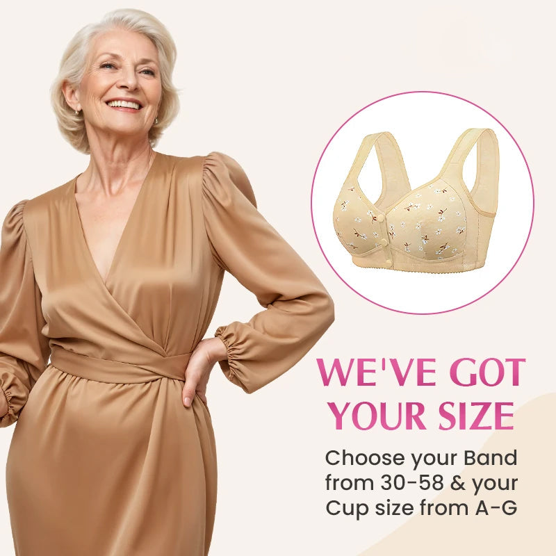 Soutien-Gorge Confortable Et Pratique Avec Bouton Devant