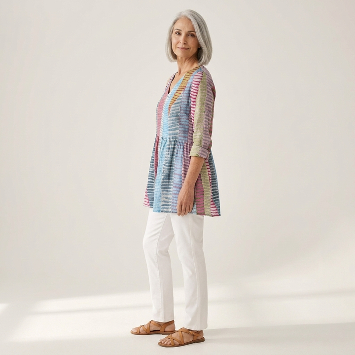 Noa - Blouse longue imprimée