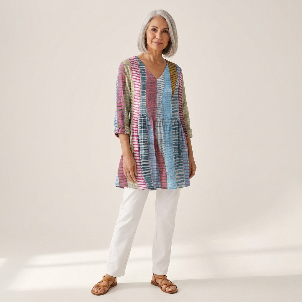 Noa - Blouse longue imprimée