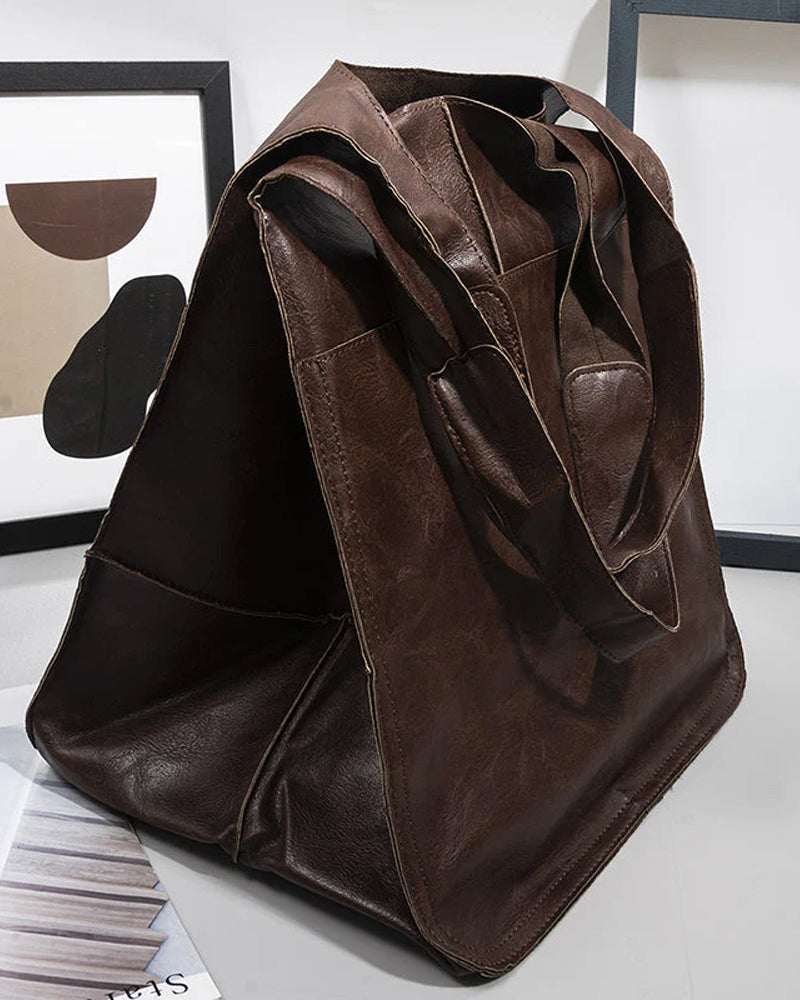Sacs à main en cuir grande capacité pour femme