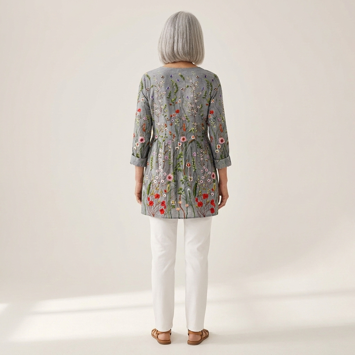 Sloane - Blouse longue imprimée