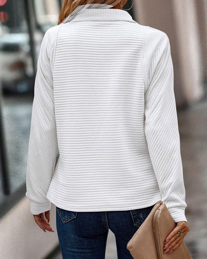 Sweat À Capuche Avec Couleur Uni Et Zip