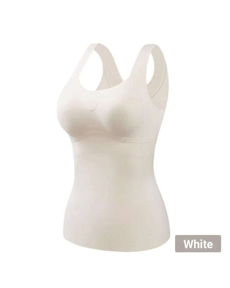 Bra Femmes Maillots De Corps Thermiques Avec Intégré