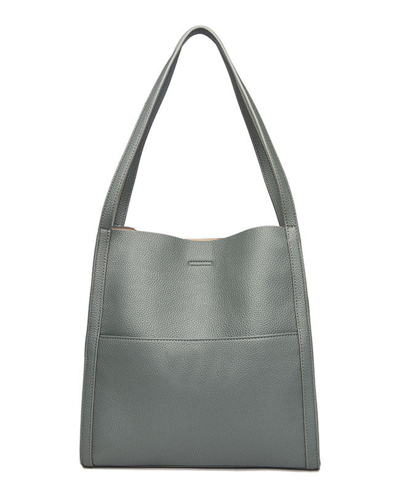 Sac à bandoulière simple de couleur unie