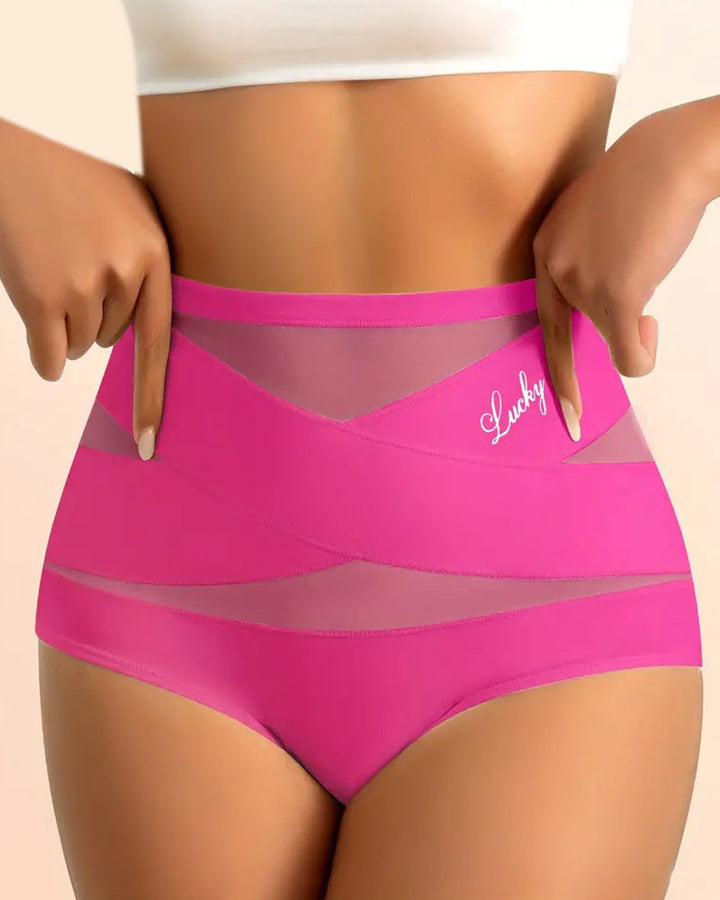 Sous-Vêtements Femme Taille Haute Sans Couture Contrôle Du Ventre Rehausse Fessier