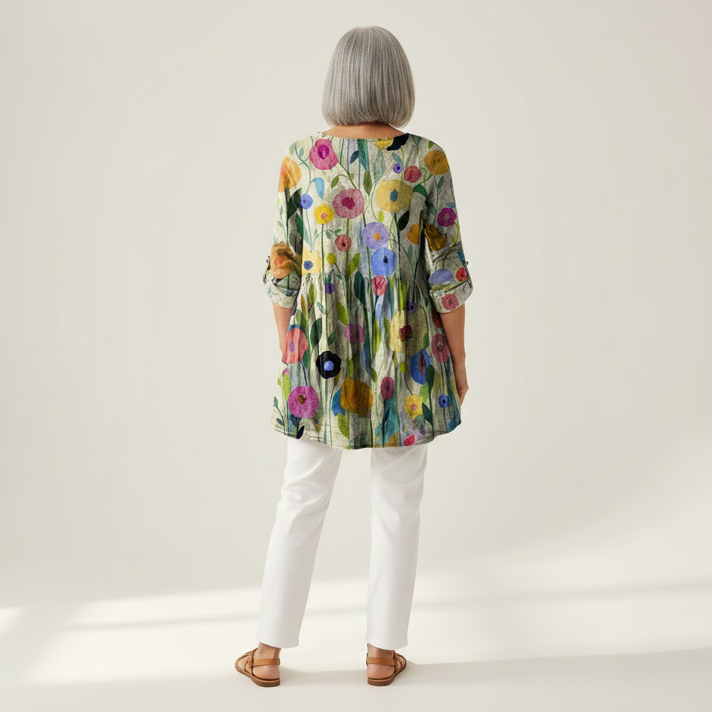 Remi - Blouse longue imprimée