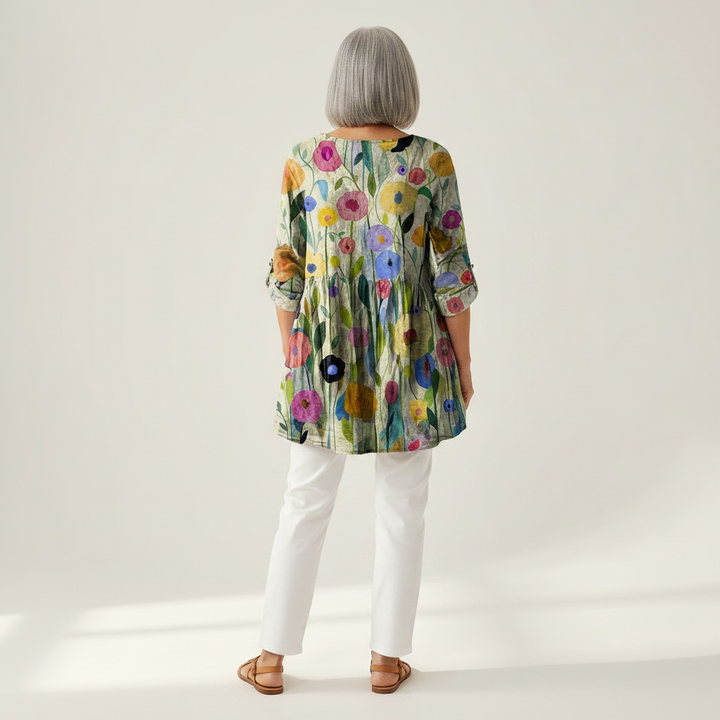 Remi - Blouse longue imprimée