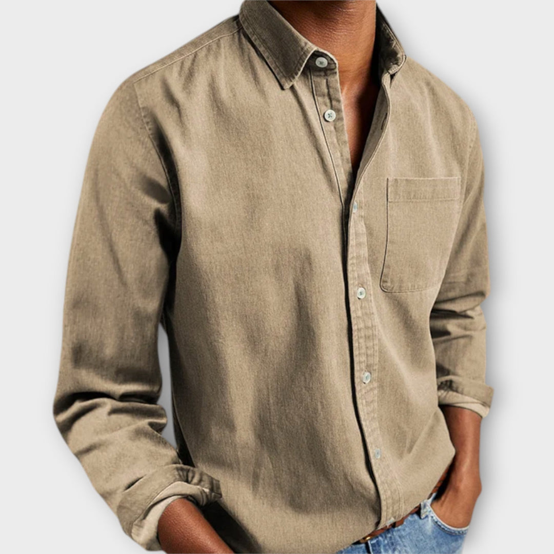 Chemise artisanale - Beige