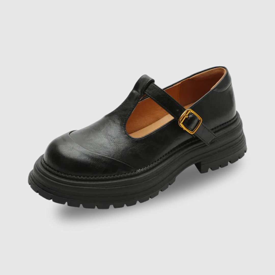 Blythe - Chaussures Mary Jane T-Bar femme à bout rond 8